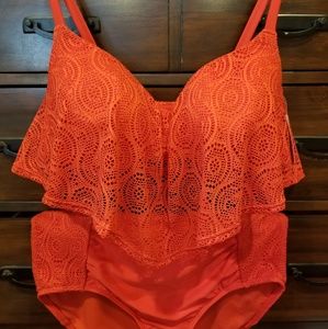 Lane bryant 2 piece high waist bathing suit